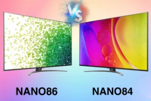 تفاوت تلویزیون ال جی نانوسل nano84  و nano86