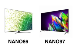 مقایسه تلویزیون های ال جی NANO97 و NANO86